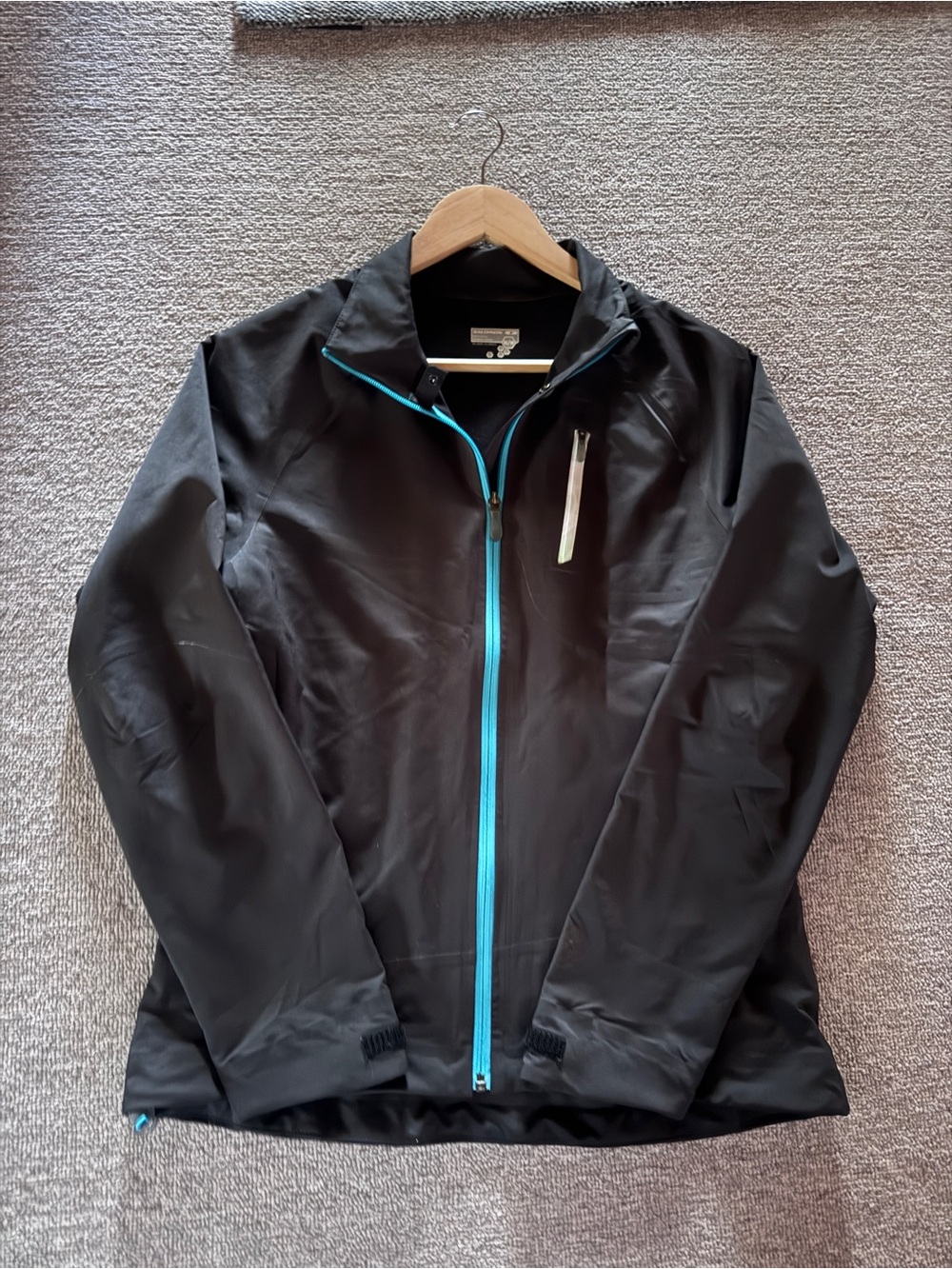 Vintage Salomon ClimaWind Lightweight Softshell Jacket Teal Zippers M